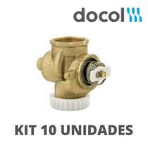 Kit 10 Válvulas de Descarga Base 1 1/2" / DN 40 Baixa Pressão - Docol