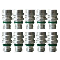 Kit 10 Válvulas Enchimento Alta Ar Cond Com Ventil Removível Kit 10 Válvulas Enchimento Alta Ar Cond Com Ventil Removível