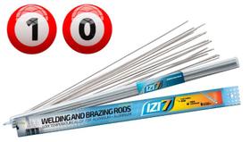 Kit 10 Vareta Solda Modelo Izi 7 Alumínio x Alumínio Refrigeração Fluxo Interno Não Visível