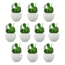 Kit 10 Vasinhos Origami Cachepot Para Plantas E Suculentas - Marxgreg3d