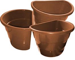 Kit 10 Vaso De Parede Jardim Vertical Orquídea Jardinagem