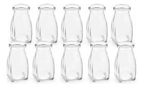 Kit 10 Vaso Decorativo 8cm Vidro Flores Solitário Resistente Kit 10 Vaso Decorativo 8cm Vidro Flores Solitário Resistente
