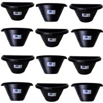 Kit 10 Vaso Para Jardim Vertical Vaso Arandela - Meia Lua Suspenso - 1,5 Litros Kit 10 Vaso Para Jardim Vertical Vaso Arandela - Meia Lua Suspenso - 1,5 Litros
