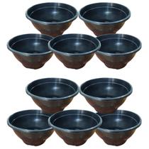 Kit 10 Vasos Cuia 18 Para Plantas E Orquídeas Novos