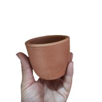 Kit 10 vasos de barro para mini suculentas - Rosa de Pedra