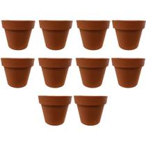Kit 10 Vasos de parede meia lua para plantas flores folhagem suculentas samambaias 24cm