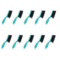 Kit 10 vassoura escova vassourinha de mão multiuso compel 27cm espanadeira nylon limpeza dia a dia balcão bancada, cinza churrasqueira Kit 10 vassoura escova vassourinha de mão multiuso compel 27cm espanadeira nylon limpeza dia a dia balcão bancada, cinza churrasqueira