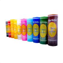 Kit 10 Velas 7 Dias Colorido 260g