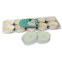 Kit 10 Velas Aromáticas Decorativas Tealight - Jasmim Kit 10 Velas Aromáticas Decorativas Tealight - Jasmim