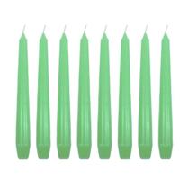 Kit 10 Velas Castiçal Lisa 20 Cm Verde Candelabro Velitas