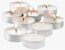 Kit 10 Velas De Parafina Rechaud Decoração Casamento Festa
