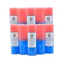 Kit 10 velas votiva 7 dias 260g (rosa e azul)