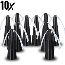 Kit 10 Ventiladores Repelente Mesa Retrátil Lyor Preto c20 Pilhas - Proteção Natural Contra Mosquito