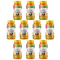 KIT 10 VITAMINA K2 MK7 MENAQUINONA 60 Cáps 500mg UNILIFE KIT 10 VITAMINA K2 MK7 MENAQUINONA 60 Cáps 500mg UNILIFE