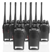 Kit 10 Walkie Talkies Baofeng Bf-777S 16 Canais Alcance 12Km