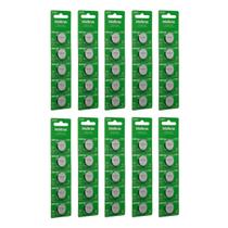 Kit 10 X Cartelas De Baterias 3v Cr2032 Intelbras