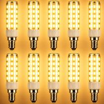 Kit 10 x Lâmpadas LED E14 3000K 5 Watts Halopim Halógena Bivolt 110v 220v