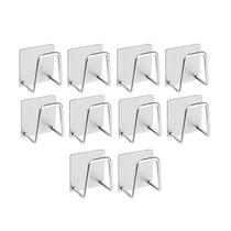 Kit 10 x Suporte Gancho Pia Porta Esponja Inox com adesivo