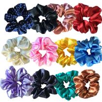 Kit 10 XUXINHAS SCRUNCHIES DE CETIM
