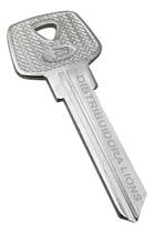 Kit 10 Yale Chave Brasil Virgem JAS 257 Latão para Chaveiro