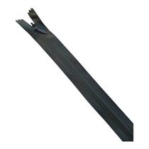Kit 10 Zíper Invisível 40cm Nylon Saia Almofada Confecção Cor:Verde Militar