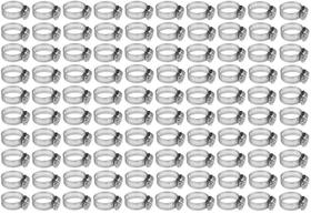 Kit 100 abraçadeira aço carbono mangueira 1/2 pol 8x13mm Kit 100 abraçadeira aço carbono mangueira 1/2 pol 8x13mm