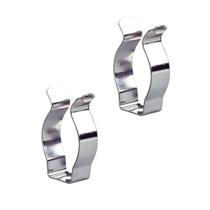 Kit 100 Abraçadeira de Aço para Lâmpadas Tubulares LED T8