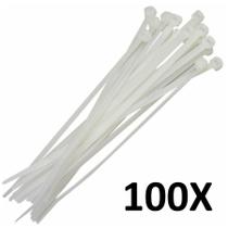 Kit 100 Abraçadeira Nylon Branca 3,6mmx300mm