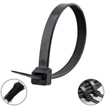 Kit 100 Abraçadeira Nylon Cinta Presilha Fita Organizar Fios 10cm Kit 100 Abraçadeira Nylon Cinta Presilha Fita Organizar Fios 10cm