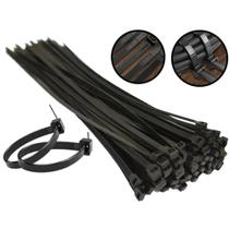 Kit 100 Abraçadeiras de Nylon 2,5mm x 10cm Multiuso BOM5501 BOM5502 Kit 100 Abraçadeiras de Nylon 2,5mm x 10cm Multiuso BOM5501 BOM5502