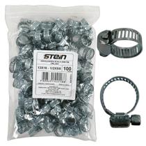 kit 100 Abraçadeiras Rosca sem fim Galvanizada kit 100 Abraçadeiras Rosca sem fim Galvanizada