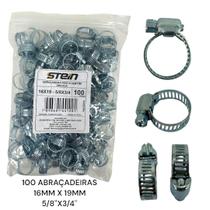 kit 100 Abraçadeiras Rosca sem fim Galvanizada kit 100 Abraçadeiras Rosca sem fim Galvanizada