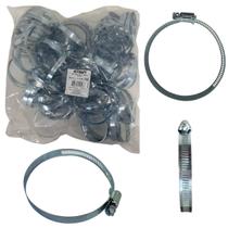 kit 100 Abraçadeiras Rosca sem fim Galvanizada kit 100 Abraçadeiras Rosca sem fim Galvanizada