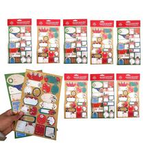 Kit 100 Adesivos de Natal Presente Natalino De-Para Kit 100 Adesivos de Natal Presente Natalino De-Para