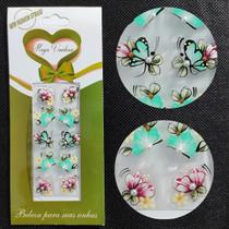 Kit 100 Adesivos de unhas com 5 pares em cada cartela total 10 cartelas Mega Vaidosa, 100% Artesanal NEW STRASS Kit 100 Adesivos de unhas com 5 pares em cada cartela total 10 cartelas Mega Vaidosa, 100% Artesanal NEW STRASS