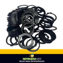 Kit 100 Aneis Elastico Para Eixo 10mm Externo De Retenção
