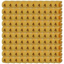 Kit 100 anilha numero ec1 (4) 2,5-4,0mm Kit 100 anilha numero ec1 (4) 2,5-4,0mm