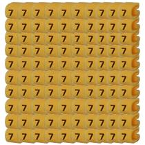 Kit 100 anilha numero ec1 (7) 2,5-4,0mm Kit 100 anilha numero ec1 (7) 2,5-4,0mm