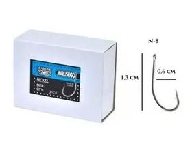 Kit 100 Anzol Pesca Marine Sports Maruseigo Nickel N-8 Kit 100 Anzol Pesca Marine Sports Maruseigo Nickel N-8