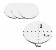 Kit 100 Base Acrílica Redonda 4Cm Kit 100 Base Acrílica Redonda 4Cm