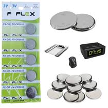 Kit 100 Bateria Pilhas CR2032 3v Cartela 5 Unidades Moeda Kit 100 Bateria Pilhas CR2032 3v Cartela 5 Unidades Moeda