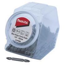 Kit 100 Bits Philips Ponta Dupla PH2 1/4 65 mm D31669 Makita