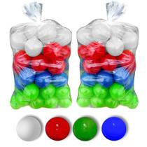Kit 100 Bolas Para Piscina De Bolinhas Cores Bb Bolinhas Her