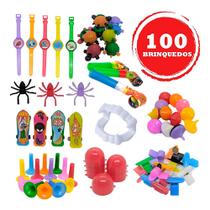 Kit 100 Brinquedos Sacolinha Festa Infantil Dia das Criança Kit 100 Brinquedos Sacolinha Festa Infantil Dia das Criança