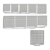 Kit 100 Brocas Aço 1,6Mm(1/16) A 5,5Mm(7/32) Hss Din338