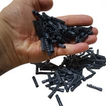 kit 100 Bucha de Fixação 6mm x 30mm Plast Concreto e Tijolo