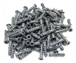 Kit 100 Buchas 12mm Com Anel Fixação Forte Para Parede Concreto Tijolo Kit 100 Buchas 12mm Com Anel Fixação Forte Para Parede Concreto Tijolo