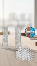 Kit 100 Buchas Fixação 8mm Para Drywall Tijolo Oco Kit 100 Buchas Fixação 8mm Para Drywall Tijolo Oco