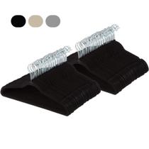 Kit 100 Cabides De Veludo Para Loja Reforçado Atacado Adulto Kit 100 Cabides De Veludo Para Loja Reforçado Atacado Adulto