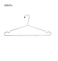 Kit 100 Cabides Luxo Executivo Cava De Ferro Cromado